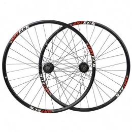 ZNND Mountain Bike Wheel ZNND 27.5 29 Inch Mountain Bike Wheel Set Disc Brake Double Layer Alloy Rim 7-10 Speed Quick Release Bicycle Front Rear Wheelset (Size : 29inch)