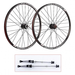 ZNND Mountain Bike Wheel ZNND 27.5 Inch Mountain Bike Wheelset, 26" MTB Disc Brake Card Type Quick Release Hub 700C Aluminum Alloy Rim (Size : 26inch)