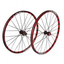 ZNND Mountain Bike Wheel ZNND Mountain Bike Wheelset 27.5 Double Layer Alloy Rim Quick Release Sealed Bearing 8 9 10 Speed Disc Brake With Straight Pull Hub 24 Holes