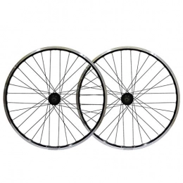 ZNND Mountain Bike Wheel ZNND MTB Bike Wheel 26 Inch Bicycle Wheelset Double Wall Alloy Rim Mountain Disc / V-Brake Quick Release 7 8 9 Speed 32 Holes (Color : D)