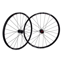 ZWB Mountain Bike Wheel ZWB Mountain Bike Wheelset 26 In / 27.5 Inch Double Wall MTB Rim Ultralight Carbon Fiber Wheel Quick Release 24h 7 / 8 / 9 / 10 / 11 Speed Bicycle Hub (Color : Black wheel set, Size : 27.5 in)