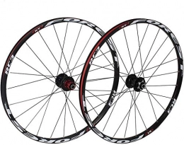 ZWH Mountain Bike Wheel ZWH Bike Wheel Cycling Wheel MTB Bicycle Wheelset, 26 / 27.5In Double Walled Aluminum Alloy Mountain Bike Wheels V-Brake Disc Rim Brake Sealed Bearings 8 / 9 / 10 Speed Cassette (Color : 27.5in)