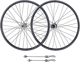 ZXTING Mountain Bike Wheel ZXTING Mountain Bike Wheelset 26" 27.5" 29" Bicycle Rim Disc Brake Wheelset MTB Thru Axle Front Rear Wheels 32 Holes Hub for 8 9 10 11 12 Speed Cassette (Color : Silver, Size : 26inch)