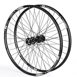 ZYHDDYJ Mountain Bike Wheel ZYHDDYJ Bicycle Wheelset 26 27.5 29 Inch MTB Bike Wheelset Mountain Bicycle Wheelset Fit 8 9 10 11 Speed Aluminum Alloy Rim Disc Brake Barrel Shaft 32 Holes 21mm Height (Size : 29INCH)