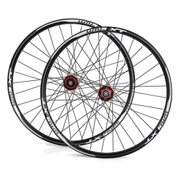 ZYHDDYJ Mountain Bike Wheel ZYHDDYJ Bicycle Wheelset 26 27.5 29inch MTB Mountain Bike Wheelset Rims Hub Disc Brake Cassette Quick Release For 7-11 Speed Aluminum Alloy Hub (Color : Red, Size : 27.5INCH)