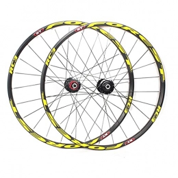 ZYHDDYJ Mountain Bike Wheel ZYHDDYJ Bicycle Wheelset 26 27.5 Inch Mountain Bike Wheelset Front Rear Wheel Double Layer Alloy Rim Disc Brake Quick Release 24H 8 9 10 11 Speed Palin Bearing Hub (Color : C, Size : 27.5in)