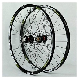 ZYHDDYJ Mountain Bike Wheel ZYHDDYJ Bicycle Wheelset Bicycle Wheel Set Aluminum Alloy Mtb Front Rear Wheel Double Wall Cassette Quick Release Disc Brake 7 / 8 / 9 / 10 / 11Speed (Color : D, Size : 29IN)