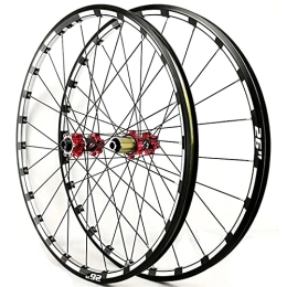 ZYHDDYJ Mountain Bike Wheel ZYHDDYJ Bicycle Wheelset Bike Wheelset 26 / 27.5 Inch Thru-axle Disc Brake Mountain Bicycle Wheels 24 Holes Compatible With 7 / 8 / 9 / 10 / 11 / 12 Speed Cassette (Color : B, Size : 27.5inch)