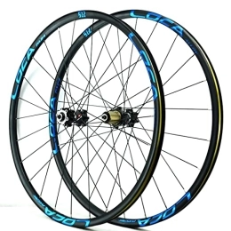 ZYHDDYJ Mountain Bike Wheel ZYHDDYJ Bicycle Wheelset Mountain Bike Front Rear Wheels MTB Bike Wheelset For 12 Speed 8-11S Need Spacers 26 / 27.5 / 29 Inch Disc Brake Aluminum Alloy Rim Quick Release (Color : Blue, Size : 26 INCH)