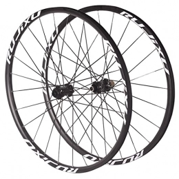 ZYHDDYJ Mountain Bike Wheel ZYHDDYJ Bicycle Wheelset Mountain Bike Wheelset 26 27.5 29 Inch Aluminum Alloy Rim 24H Disc Brake MTB Wheelset Front Rear Wheels Fit 8-11 Speed (Color : Black, Size : 26 INCH)