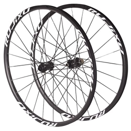 ZYHDDYJ Mountain Bike Wheel ZYHDDYJ Bicycle Wheelset Mountain Bike Wheelset 26 27.5 29 Inch Aluminum Alloy Rim 24H Disc Brake MTB Wheelset Front Rear Wheels Fit 8-11 Speed (Color : Black, Size : 27 INCH)