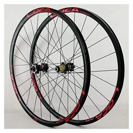 ZYHDDYJ Mountain Bike Wheel ZYHDDYJ Bicycle Wheelset Mountain Bike Wheelset 26 / 27.5 / 29 Inch Disc Brake Bicycle Wheel Alloy Rim MTB 8-12 Speed With Straight Pull Hub 24 Holes (Color : E, Size : 26in)