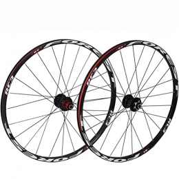 ZYHDDYJ Mountain Bike Wheel ZYHDDYJ Bicycle Wheelset Mountain Bike Wheelset 26" / 27.5" Aluminum Alloy Rim Front 2 Rear 5 Bearing 24 Holes Quick Release Disc Brake Fit 8-11 Speed Cassette (Color : A, Size : 27.5inch)