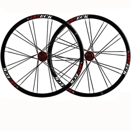 ZYHDDYJ Mountain Bike Wheel ZYHDDYJ Bicycle Wheelset Mountain Bike Wheelset 26" Aluminum Alloy Rim 24 Holes Compatible With 7-10 Speed Cassette Flat-spoke MTB Bicycle Wheels QR Disc Brake (Color : C)