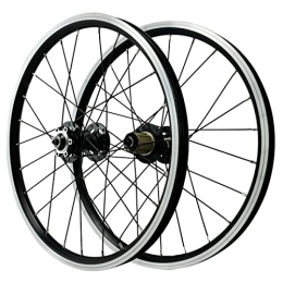 ZYHDDYJ Mountain Bike Wheel ZYHDDYJ Bicycle Wheelset Mountain Bike Wheelset MTB Bicycle Wheelset 20 22inch Disc / V Brake Quick Release Aluminum Alloy 24H For 7-12 Speed (Size : 20 INCH)