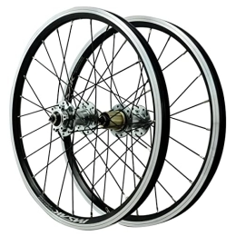 ZYHDDYJ Mountain Bike Wheel ZYHDDYJ Bicycle Wheelset Mountain Bike Wheelset MTB Bicycle Wheelset 20 Inch Disc / V Brake Aluminum Alloy Rim For 7-12 Speed Quick Release (Color : Silver)