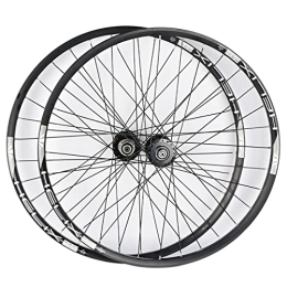 ZYHDDYJ Mountain Bike Wheel ZYHDDYJ Bicycle Wheelset Mountain Bike Wheelset MTB Bicycle Wheelset 26 27.5 29 Inch Disc Brake Aluminum Alloy Rim Fit 8 9 10 11 Speed Cassette 32 Holes (Color : Black, Size : 29INCH)