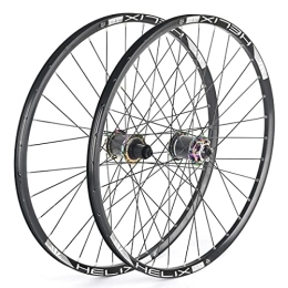 ZYHDDYJ Mountain Bike Wheel ZYHDDYJ Bicycle Wheelset MTB Wheelset 26 27.5 29inch Mountain Bike Front Rear Wheel Quick Release Disc Brake 32 Holes For 8 9 10 11 Speed (Color : Colored, Size : 27.5INCH)