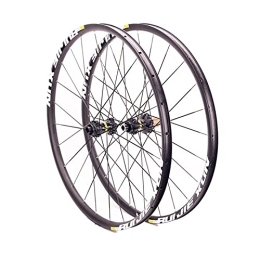 Zyy Mountain Bike Wheel Zyy 26 / 27.5 / 29" Mountain Bike Wheelsets, Hub MTB Wheels Quick Release Alloy Disc Brakes, Spokes Bike Wheel fit 8 / 9 / 10 / 11 Speed Cassette (Color : Center lock, Size : 27.5in)