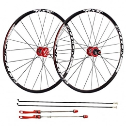 Zyy Mountain Bike Wheel Zyy 26 / 27.5 Inch MTB Bike Wheelsets, Double Wall Carbon Fiber Aluminum Alloy Disc Rim Brake Quick Release 7 8 9 10 11 Speed Brackets Hubs (Color : B, Size : 29 inch)