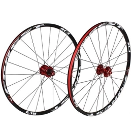 Zyy Mountain Bike Wheel Zyy 26" Cycling Wheels, Mountain Bike CNC Integrated Molding Wheel Disc Rim Brake 9 / 10 / 11 Speed Sealed Bearings Hub Brackets Hubs (Color : E)