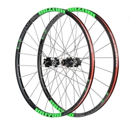 Zyy Mountain Bike Wheel Zyy 27.5" Mountain Bike Wheels, Double Wall MTB Quick Release V-Brake 24 Hole 8 / 9 / 10 / 11 Speed Only 1720g Brackets Hubs (Color : D, Size : 27.5inch)