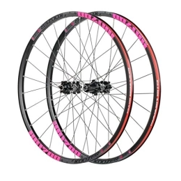 Zyy Mountain Bike Wheel Zyy 27.5" Mountain Bike Wheels, Double Wall MTB Quick Release V-Brake 24 Hole 8 / 9 / 10 / 11 Speed Only 1720g Brackets Hubs (Color : F, Size : 26inch)