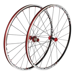 Zyy Mountain Bike Wheel Zyy 700C Mountain Bike Wheelset， Disc Rim Brake Freewheel Bearing Hub 7, 8, 9, 10 Spedd Cassette Type (FRONT + REAR) Brackets Hubs (Color : A)