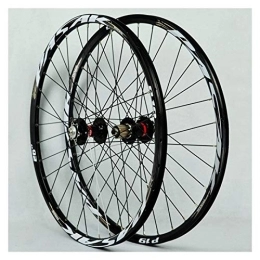 Zyy Mountain Bike Wheel Zyy Bicycle Wheel Set Aluminum Alloy Mtb Front Rear Wheel Double Wall Cassette Quick Release Disc Brake 7 / 8 / 9 / 10 / 11Speed 32H (Color : B, Size : 26in)