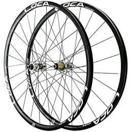 Zyy Mountain Bike Wheel Zyy MTB Bicycle Wheelset 26 / 27.5 / 29in Hybrid Mountain Bike Wheels Rim Disc Brake Front &Rear Wheel Thru axle 8 / 9 / 10 / 11 / 12 Speed 24H (Color : A, Size : 27.5in)