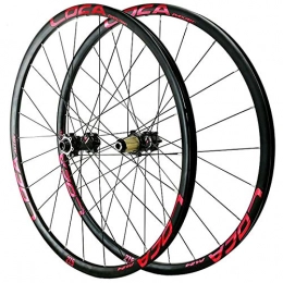 Zyy Mountain Bike Wheel Zyy MTB Bicycle Wheelset 26 / 27.5 / 29in Hybrid Mountain Bike Wheels Rim Disc Brake Front &Rear Wheel Thru axle 8 / 9 / 10 / 11 / 12 Speed 24H (Color : B, Size : 26in)