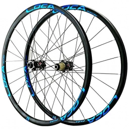 Zyy Mountain Bike Wheel Zyy MTB Bicycle Wheelset 26 / 27.5 / 29in Hybrid Mountain Bike Wheels Rim Disc Brake Front &Rear Wheel Thru axle 8 / 9 / 10 / 11 / 12 Speed 24H (Color : F, Size : 26in)