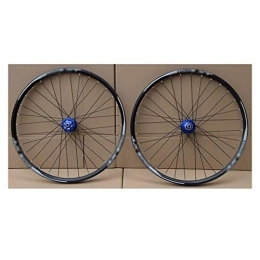 Zyy Mountain Bike Wheel Zyy MTB Mountain Bike wheelset 26 27.5 29er 7-11 Speed No carbon bicycle wheels Double Layer Alloy Mountain BikeWheel 32H for Disc brake (Color : Blue, Size : 27.5inch)