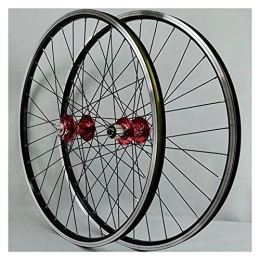 Zyy Mountain Bike Wheel Zyy MTB Wheelset 26" 27.5" 29" Aluminum Alloy Rim Disc Brake V-Brake Quick Release 32H for 7 / 8 / 9 / 10 / 11 / 12 Speed Cassette (Color : Red, Size : 29in)