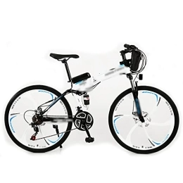 ALFUSA Vélo de montagne électrique pliant ALFUSA Vélos électriques pliants, Vélos de Montagne pliants assistés, Vélos de Pique-Nique pour étudiants, Vélos électriques Conduite Loisirs urbains (F 20A)