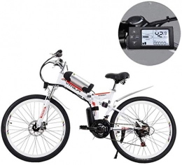 HongLianRiven vélo BMX 24 / 26 Pouces lectrique Mountain Bikes, 8Ah / 384W Amovible Lithium lectrique vlo Pliant avec Bouilloire Trois Modes d'quitation 6-24 (Color : B, Size : 26 inch)