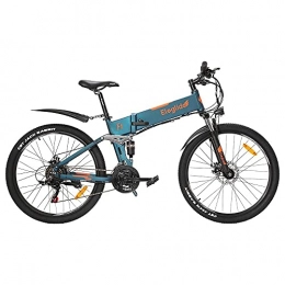 Eleglide vélo ELEGLIDE F1 26" Vélo de Montagne Électrique Pliant Moteur 250W Suspension Complète IPX4 Cadre en Alliage D'aluminium Double Disque De Frein VTT pour Adulte Charge Max 100KG