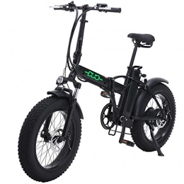 GUNAI vélo GUNAI Vélo électrique Fat Bike 500W-48V-15Ah Li-Batterie 20 * 4.0 VTT Cadre en Alliage d'aluminium et écran LCD étanche avec siège arrière(Noir)