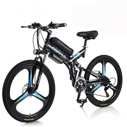 Hyuhome Vélo de montagne électrique pliant Hyuhome Vélo Électrique pour Adultes Hommes Femmes, 26" Vélo Pliant 250W / 350W 36V 10A 18650 Batterie Lithium-ION Pliable Mountain E-Bike avec Shimano 21 Vitesses Facile À Plier (Black, 250w)