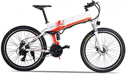 RDJM vélo RDJM VTT Electrique 26" Electric Mountain Bike en Alliage d'aluminium 48V 12.8AH Batterie au Lithium 500W Montagne Faire du vélo, Vitesse 21 Vitesses, XOD Huile de Frein