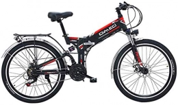RDJM vélo RDJM VTT Electrique VTT électrique, 26 '' vélo électrique for Adultes E-Bike 48V 10Ah Lithium-ION Batterie Pleine Suspension et 21 Vitesses Vitesse