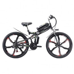 Pc-Glq Vélo de montagne électrique pliant Vélo Électrique 26 Pouces Repliable Vélo Électrique, Vélo De Montagne Pliant avec Batteries Lithium-ION 48V 8Ah / 13AH / 20AH, Absorption des Chocs Haute Résistance Et 21 Vitesses, 8AH