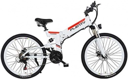 ZAMAX vélo Vélo électrique VTT électrique, 24 " / 26" Vélo hybride / (48V12.8Ah) 21 Vitesse 5 fichiers système Power, Double E-ABS mécanique Freins à disque, Affichage grand écran LCD Pour les adultes neige / mon