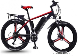 Erik Xian vélo Vélo électrique électrique VTT 26 Vélos électriques vélos, en alliage de magnésium 36V 13A 350W Power Shift Mountain Bike Adult pour les sentiers de la jungle, la neige, la plage ( Color : Black )