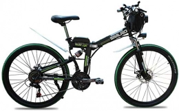 Erik Xian vélo Vélo électrique électrique VTT 26" électrique pliant de vélo de montagne vélo électrique avec amovible 48V 500W 13Ah Lithium-Ion for adulte vitesse maximale est de 40 km / H, Rouge pour les sentiers d