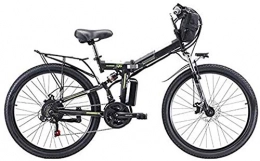 Erik Xian vélo Vélo électrique électrique VTT Assistée vélo pliant 26 pouces de hauteur en acier au carbone 350 W / 500 W Moteur à cheval sur la montagne de pliage batterie au lithium amovible facile compact 48V vél