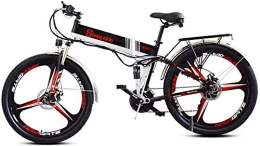 Erik Xian vélo Vélo électrique électrique VTT Vélos électriques rapides for adultes électrique VTT pliable, 26 pouces adulte vélo électrique, moteur 350W, 48V 10.4Ah Batterie rechargeable au lithium, siège réglable,