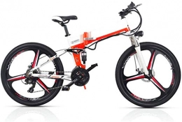 Erik Xian vélo Vélo électrique électrique VTT Électrique pliant de vélo de montagne, 26 « » avec moteur 350W Commute Voyager adulte vélo électrique 48V amovible batterie en option de batterie double style jusqu'à 18