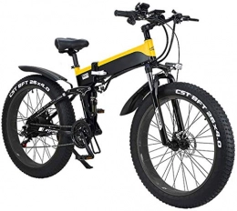 Erik Xian vélo Vélo électrique électrique VTT Électrique Pliant vélo vélos for Adultes, Portable réglable 26" Vélo électrique / Commute Ebike Pliable avec 500W Moteur, 48V 10Ah, 21 / 7 Vitesse de Transmission for Gear