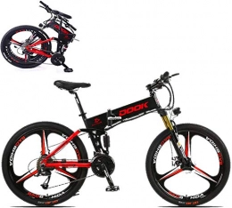 Fangfang vélo Vélos électriques, Jeu de vélo électrique pliable de 26 po pour adulte avec batterie au lithium de 250W36V8A en alliage d'aluminium à 27 vitesses en alliage de cross-country avec écran LCD charge de 1